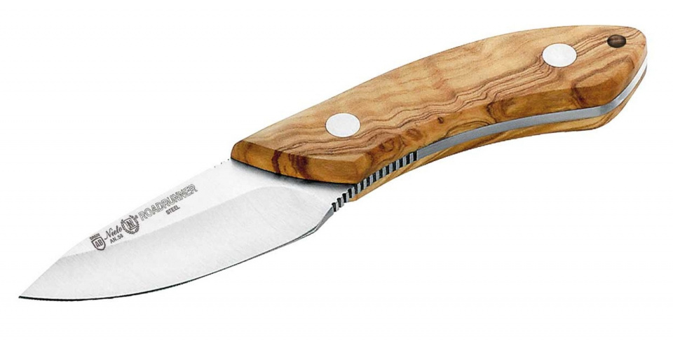 Nieto lovecký nôž 17 cm nerez/drevo hnedá/strieborná 2-diel