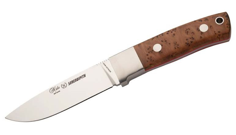 Nieto lovecký nôž 23,3 cm nerez/drevo strieborný/hnedý 2-dielny