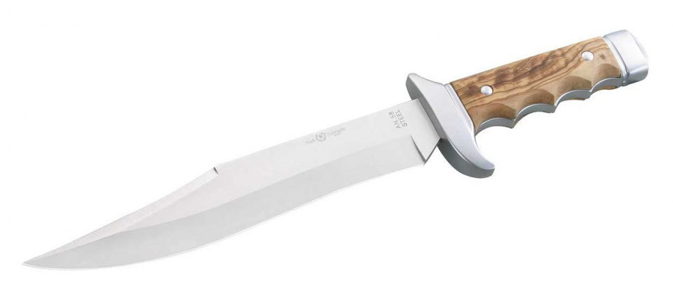 Nieto lovecký nôž 36 cm nerez/drevo hnedá/strieborná 2-diel