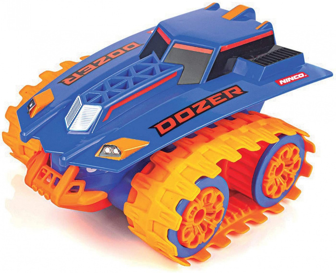 Ninco auto rc racers dozer junior 26 cm blauw/oranje 2 delig