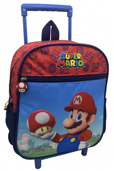 Nintendo trolleyrugzak super mario 7 liter 31 cm polyester blauw
