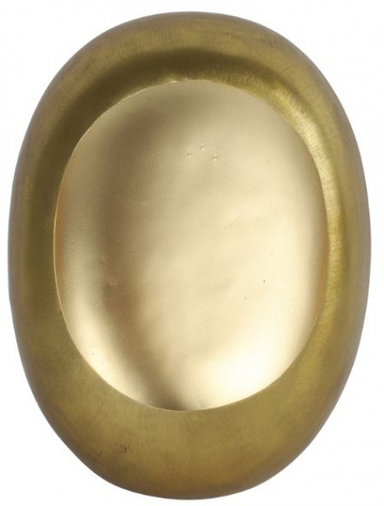 Neznačkové svietnik na čajovú sviečku Eggy 34,5 cm oceľ zlatá