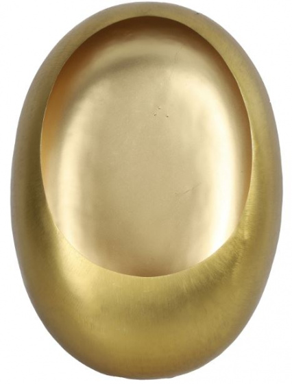 Neznačkové svietnik na čajovú sviečku Eggy 44,5 cm oceľ zlatá