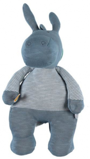 stuffed animal Paco junior 21 x 46 cm cotton blue
