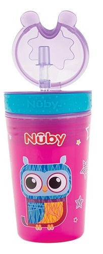 Drink & Snack Cup 270ml pink 24m+