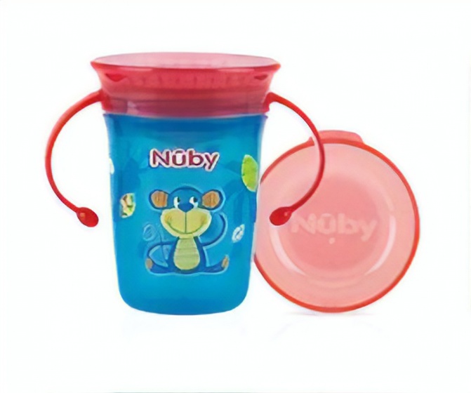 drinking cup 360° Wonder cup 240 ml blue