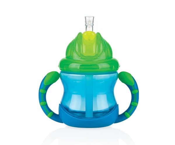 drinking cup Flip-It anti-leak 240 ml blue