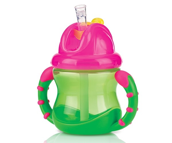 drinking cup Flip-It anti-leak 240 ml green