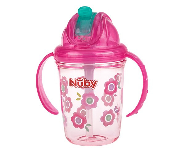 Flip-It Anti-flip cup tritan 240ml 12m+ pink