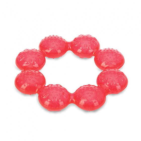Nuby koelbijtring IcyBite 18 cm junior gel rood Nuby koelbijtring IcyBite 18 cm junior gel rood