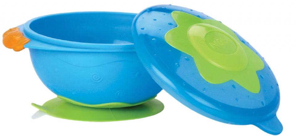 bowl with suction ring 300 ml blue 9m+