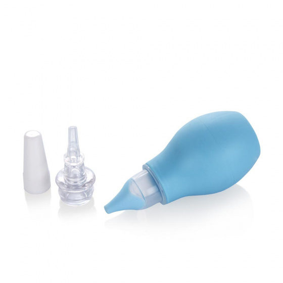 Nuby neuspeer en oorreiniger junior 15 cm blauw 3 delig Nuby neuspeer en oorreiniger junior 15 cm blauw 3 delig