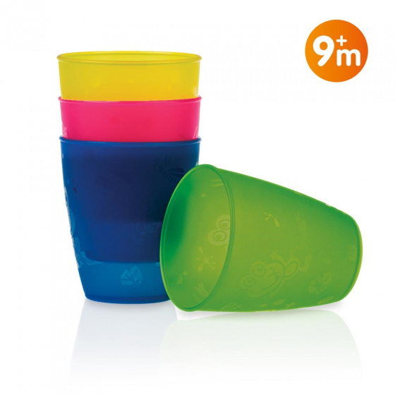 Open drinking cup set 4 pieces 12m+