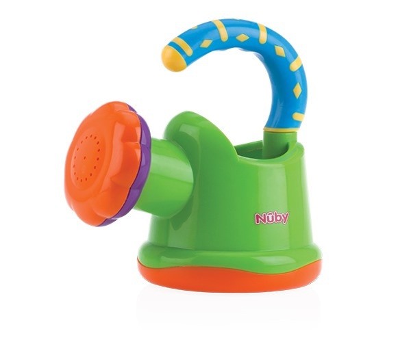 Nuby speelgoedgieter junior groen/oranje/blauw Nuby speelgoedgieter junior groen/oranje/blauw