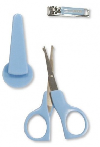 manicure set baby light blue 2-piece