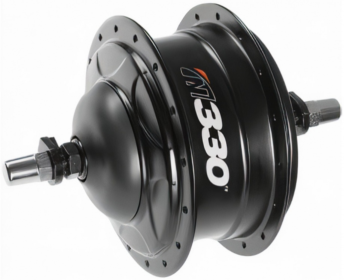 Nuvinci versnellingsnaaf n330 36 gaats aluminium zwart
