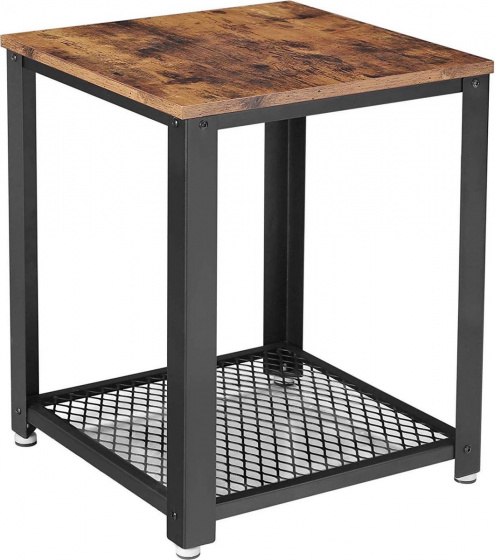 O'Daddy nachtkastjes 45 x 45 x 55 cm staal/hout bruin O'Daddy nachtkastjes 45 x 45 x 55 cm staal/hout bruin
