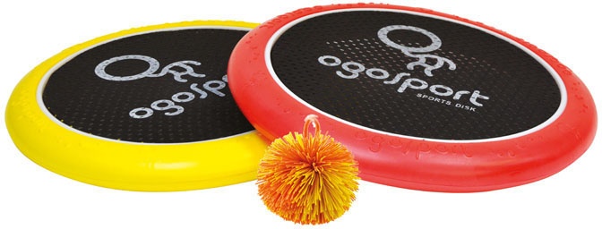 OgoSport vang en werpspel 29 cm rood/geel