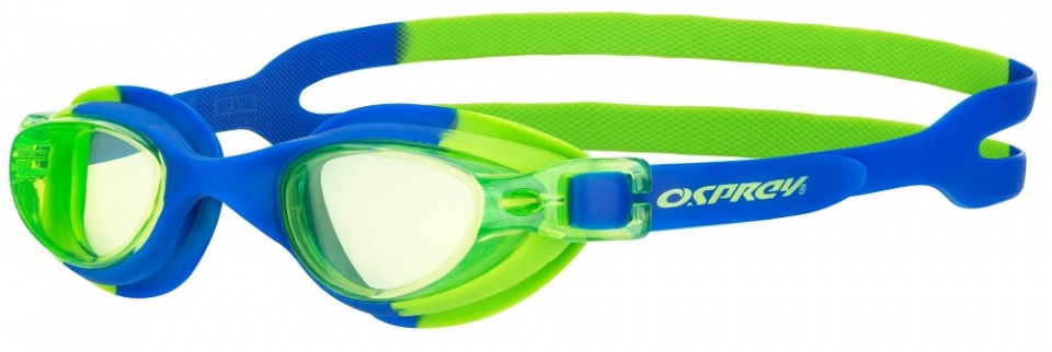 Osprey duikbril junior siliconen blauw/groen 2 6 jaar