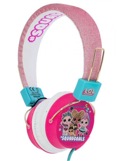 OTL koptelefoon LOL Surprise Squadgoals roze glitter junior OTL koptelefoon LOL Surprise Squadgoals roze glitter junior