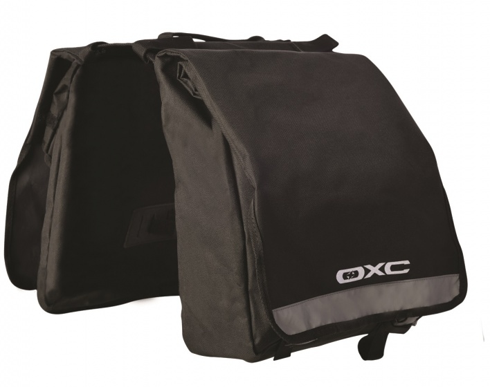 OXC dubbele fietstas c20 20 liter zwart