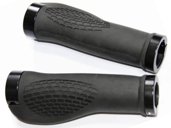 OXC kľučky Lock-On Ergo 13 cm čierne za pár
