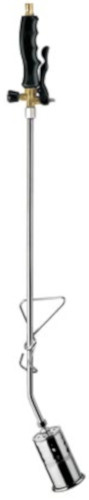 Oxyturbo plynový horák 60 cm oceľ chróm/čierna