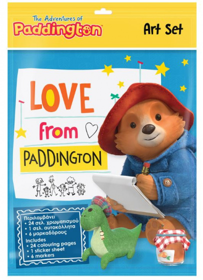 Paddington kleurboek junior papier blauw 25 delig