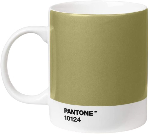 Pantone hrnček 375 ml porcelánový zlatý