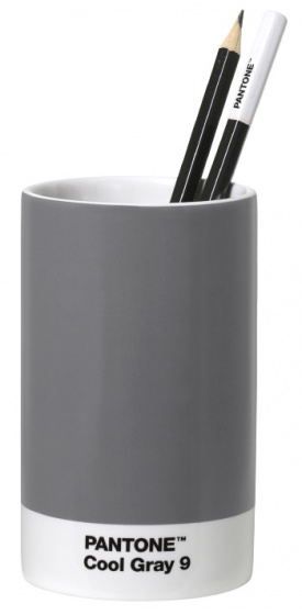 Pantone držiak na pero 11 x 5 cm porcelánovo sivý