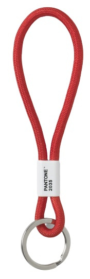 key ring 18 cm nylon red
