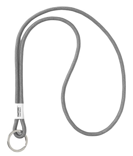 key ring 48 cm nylon grey