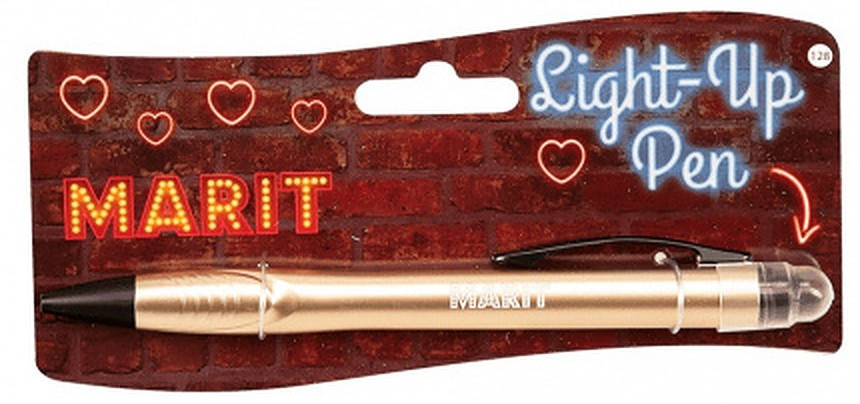 Paper Dreams balpen light up marit junior goud