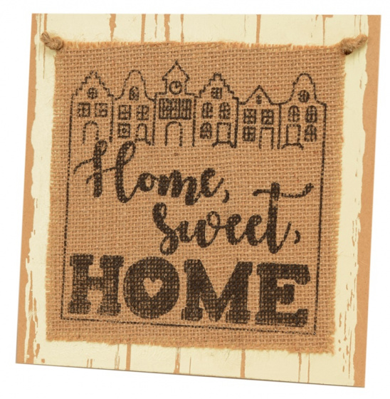 Papier Dreams tanier home sweet home 20 cm drevo prírodné