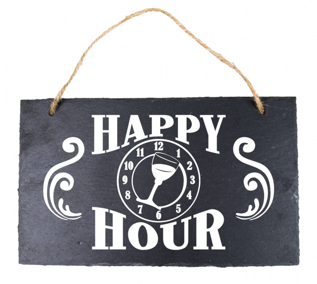 Paper Dreams bridlica Happy hour 15 x 25 cm kameň čierny