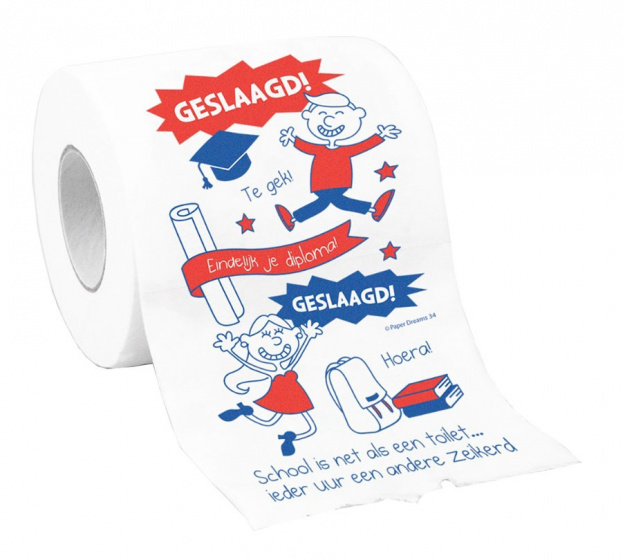 Paper Dreams toaletný papier úspešný unisex papier 10 x 9 cm biely