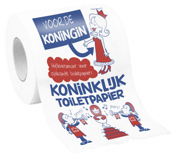 Paper Dreams toaletný papier Dámsky papier Queen červeno/modrý