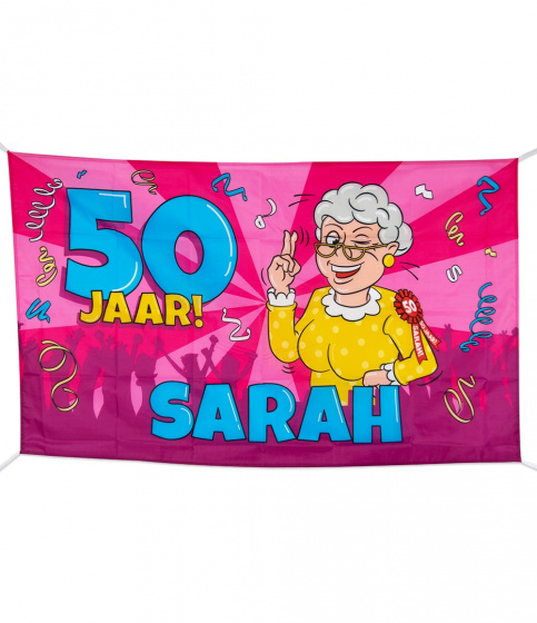 Papierové sny vlajka sarah 150 x 90 cm ružová