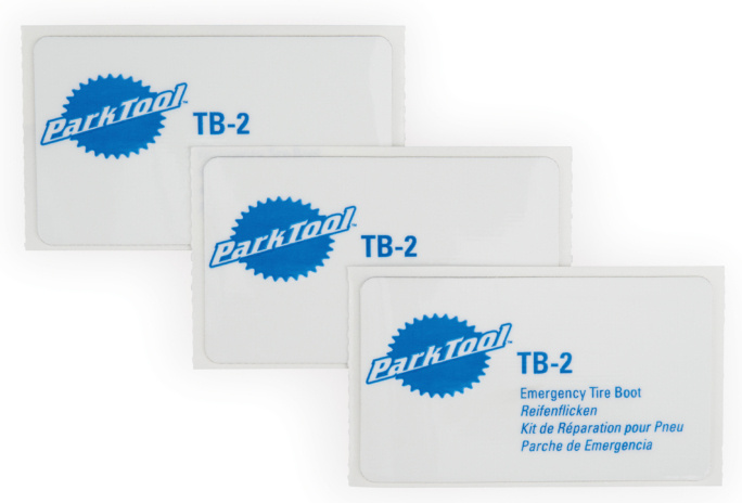 Park Tool nálepky na pneumatiky TB-2 vonkajšia pneumatika 7,6 x 4,5 cm 3 kusy