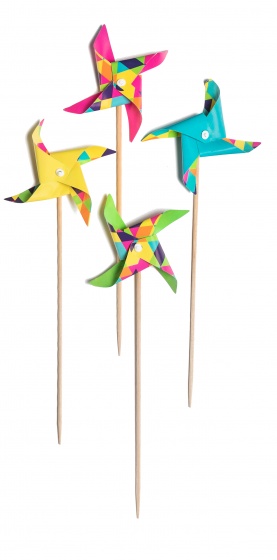 Party Stars party prickers veterný mlyn 20 kusov 12,5 cm