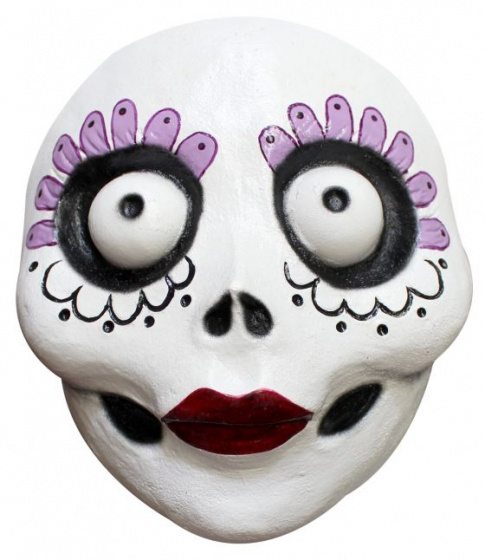 Partychimp pleťová maska La Catrina latexová biela jednoveľkosť