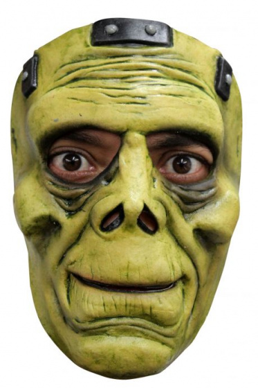 Partychimp pleťová maska Monster latexová zelená jednoveľkosť