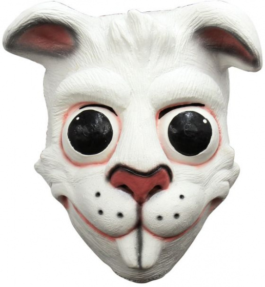 Partychimp pleťová maska Rabbit latex white jednoveľkosť