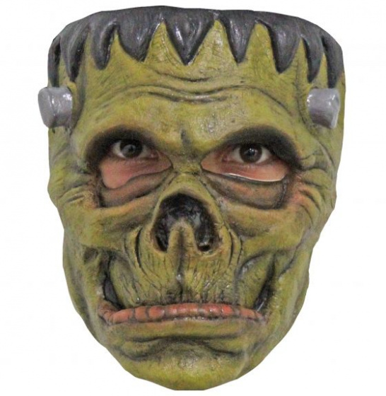 Partychimp pleťová maska The Monster latexová zelená jednoveľkosť