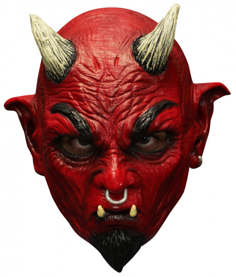 Partychimp maska na hlavu Demonic latexová jednoveľkosť