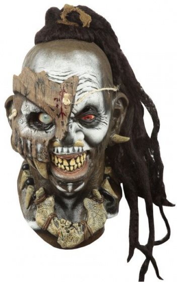 Ghoulish maska na hlavu Voodoo Houngan latexová jednoveľkosť