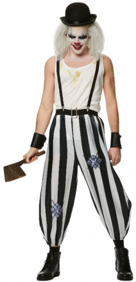 Partychimp kostým Killerclown pánsky polyester 6-dielny veľkosť L