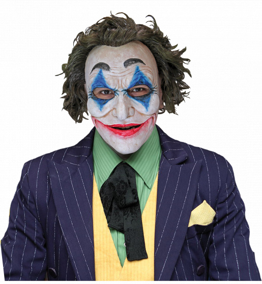 Partychimp maska Crazy Jack Clown samec latexová jednoveľkosť