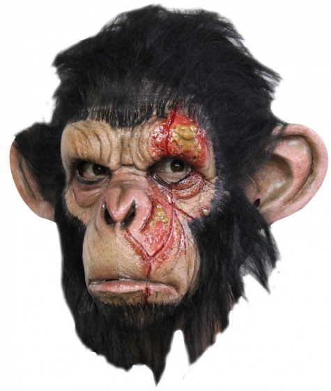 Partychimp maskovacia maska ??opice latexová jednoveľkosť