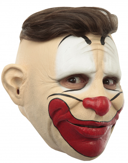 Ghoulish kostýmová maska Klaun latex béžová jednoveľkosť